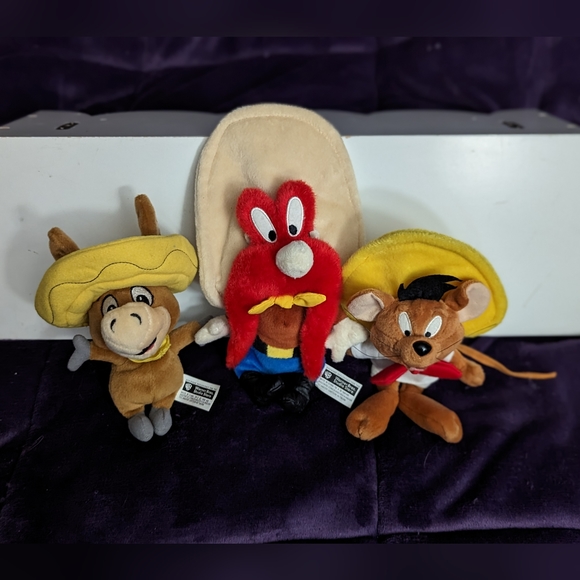 Warner Brothers Looney Tunes Baba Louie, and Speedy Bean Bag Plush YOSEMITE SOLD - Picture 6 of 7